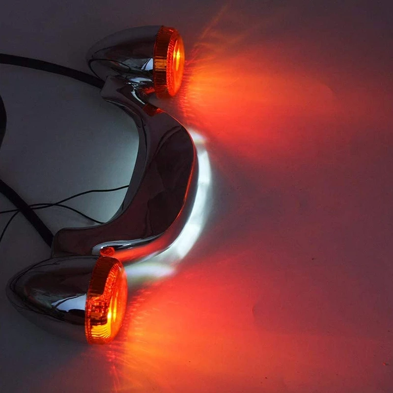 

Chrome Motorcycle Smoke Rear LED Brake Light Turn Signal Bar for Touring Street Road Glide 2010-2020