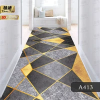 geometric carpet 3d cutting floor mat entrance corridor corridor corridor staircase strip household carpet hotel