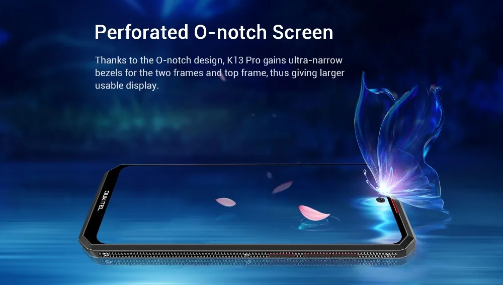 OUKITEL K13 Pro 6,41 ''11000 mAh 4GB 64GB смартфон MT6762 Восьмиядерный Android 9,0 NFC мобильный телефон с функцией распознавания лица 5 V/6A Быстрая зарядка