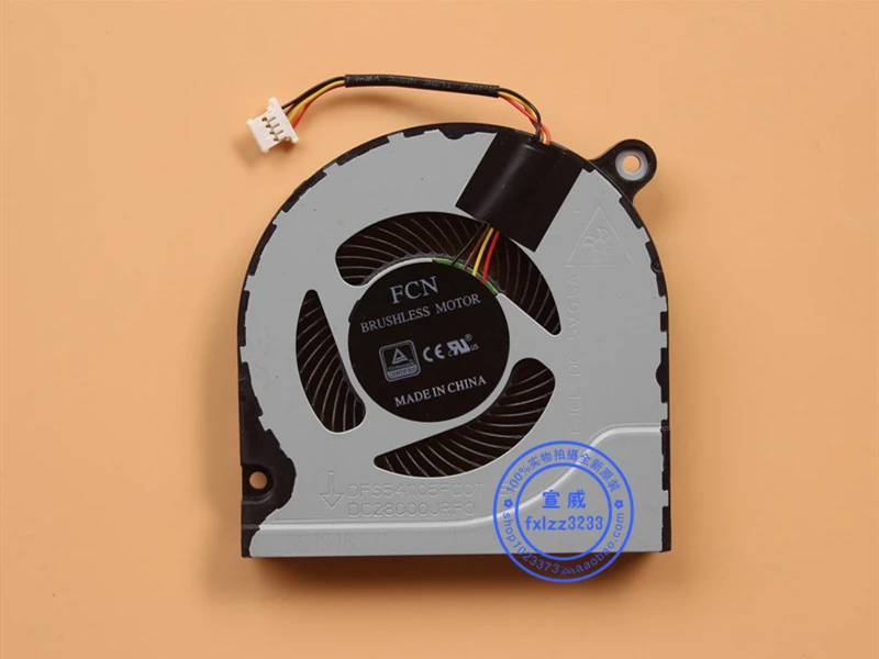 

New CPU Cooler Fan For ACER FCN DFS541105FC0T FJCL DC5V 0.5A 4 Pin dc28000jrfo Radiator