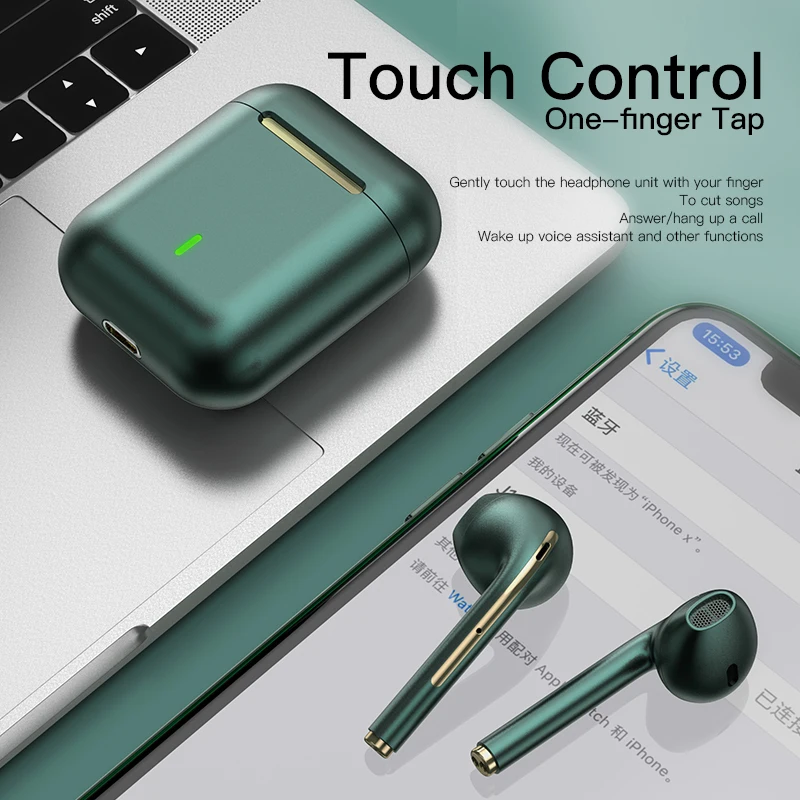TWS стереонаушники J18 с поддержкой Bluetooth Hi Fi для Android и IOS|Наушники гарнитуры| |