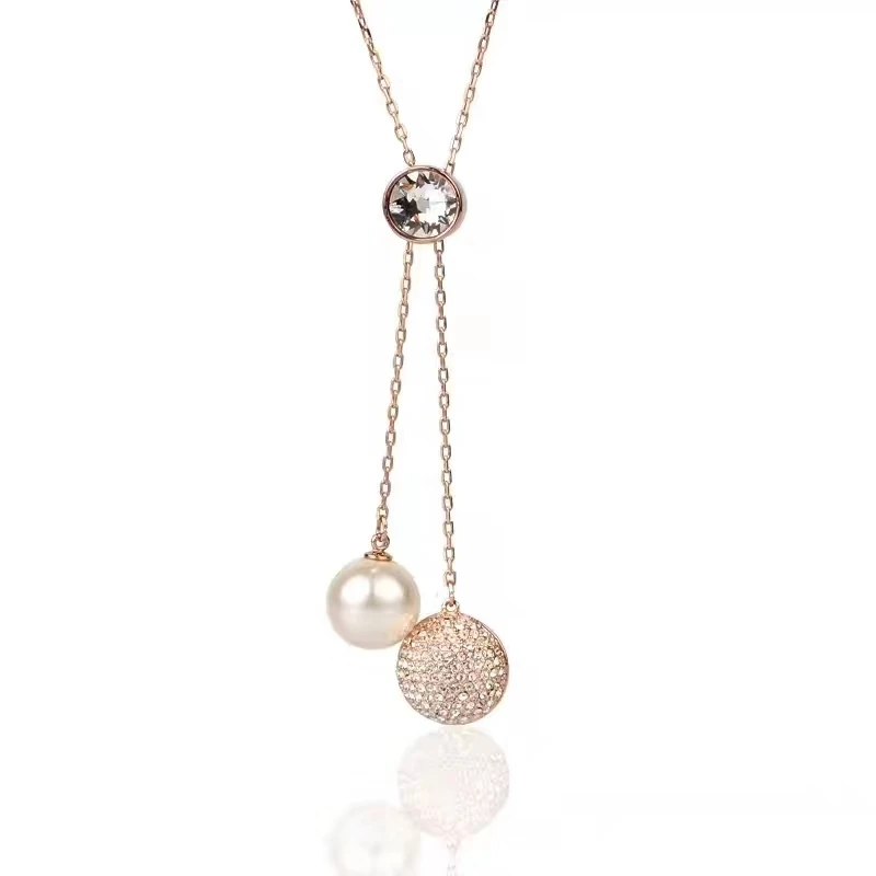 

2020 Fashion Classic Pink Gold Forward Female Necklace For Girlfriend To Commemorate Mother's Birthday Gift