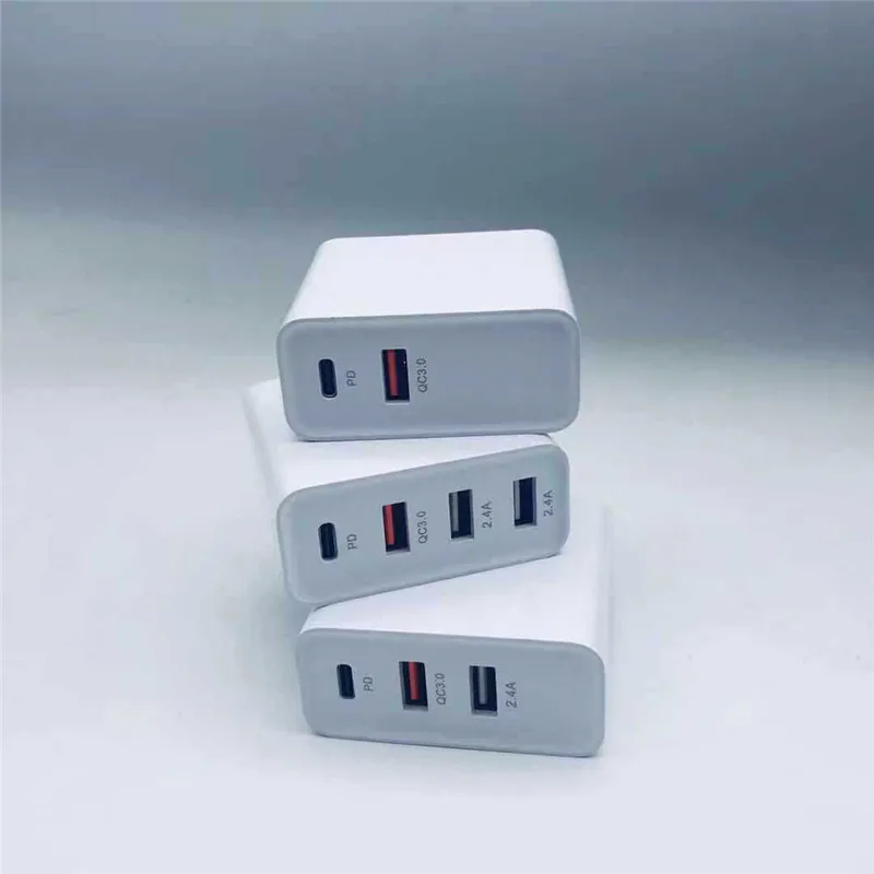 48 Вт Быстрое PD USB зарядное устройство США ЕС вилка 2 3 4usb Многофункциональный PD протокол type-c адаптер для iphone 11pro max