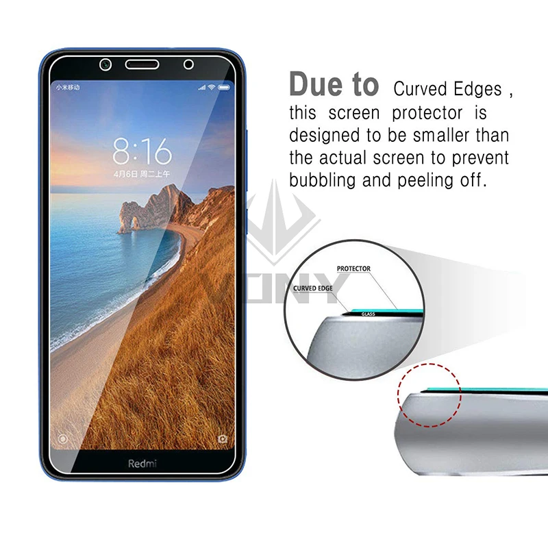 2 шт. защитное стекло Redmi 7a Защита экрана для Xiaomi закаленное Xiomi Xaomi Redmi7a Redmi7 7 A A7