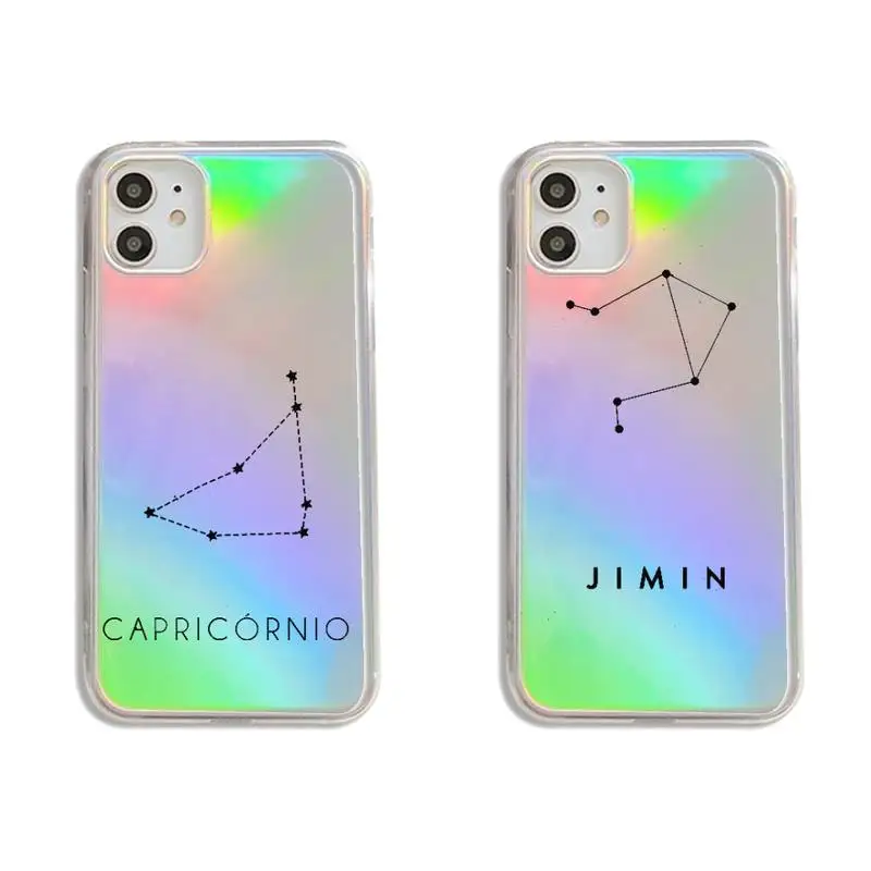 

constellations zodiac signs Phone Case Transparent for iPhone 7 8 11 12 se 2020 mini pro X XS XR MAX Plus