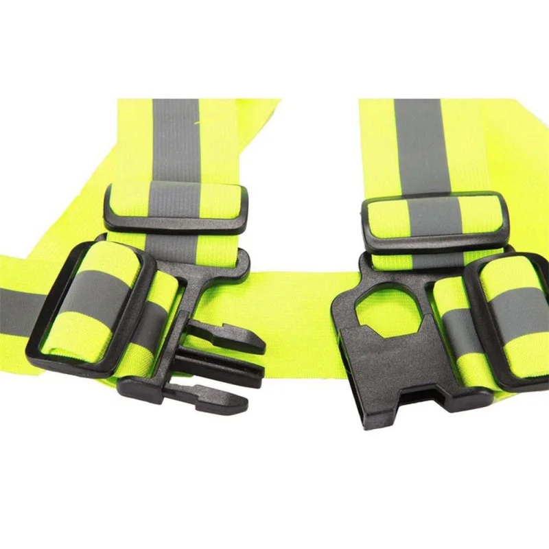 

Adjustable Safety Security High Visibility Reflective Vest Gear Stripes Jacket Cycling Night Reflective Vest