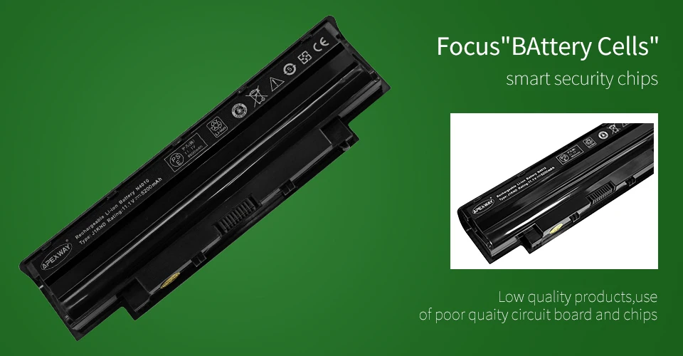 11,1 В 6 ячеек ноутбук Батарея для Dell inspiron N5110 M501R M511R N3010 N3110 N4010 N4010-148 N4010D-158 N4050 N4110 N5010 1450