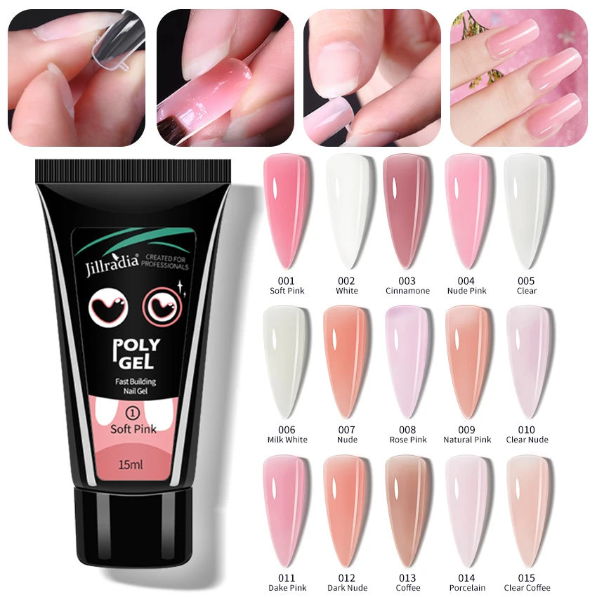 ROHWXY Building Nail Gel Kit For Painting Extension Set Manicure Design Poly UV DIY Art Tools | Красота и здоровье