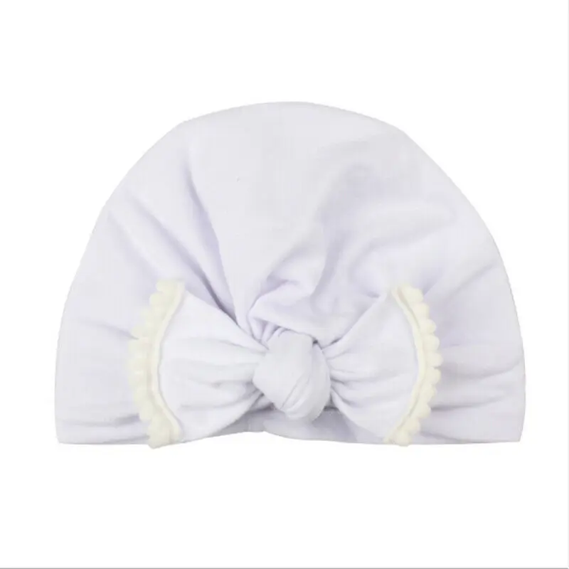 New Newborn Toddler Kids Baby Girls Boys Sequin Bowknot Hats Indian Turban Sequins Velvet Beanie Hat Cap Gifts 0-4T | Детская одежда и