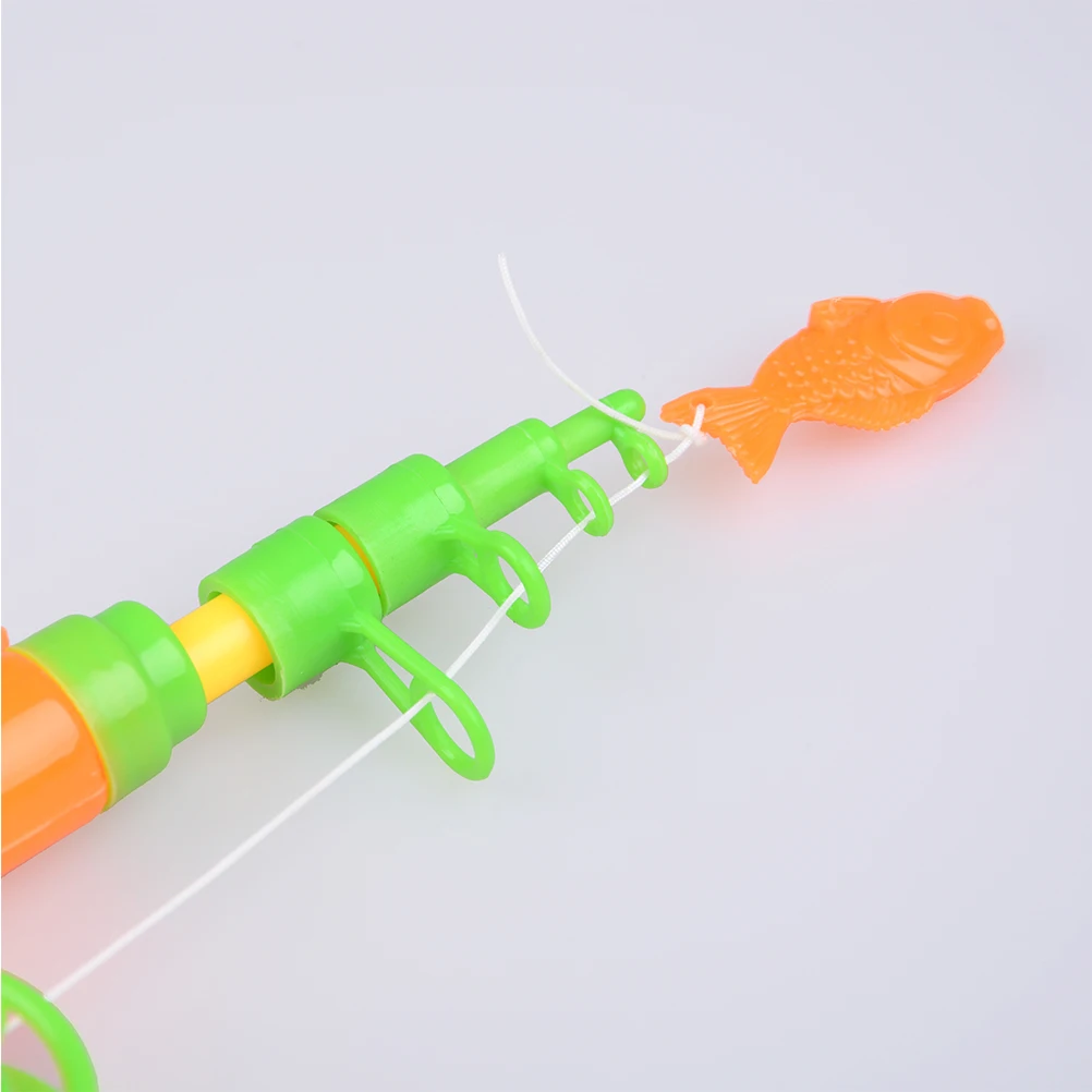 Ca&ntilde;a de pescar magn&eacute;tica para beb&eacute; y ni&ntilde;o, juguete educativo de pl&aacute;stico, juego divertido, regalo, 1 Uds.-4