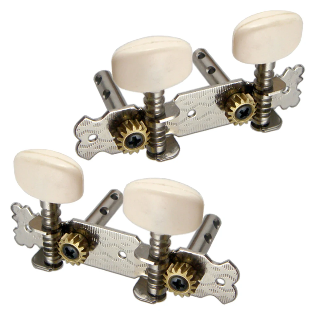 

2pcs 2R2L Ukulele Tuning Pegs Tuners Machine Heads for Ukulele Guitar Parts