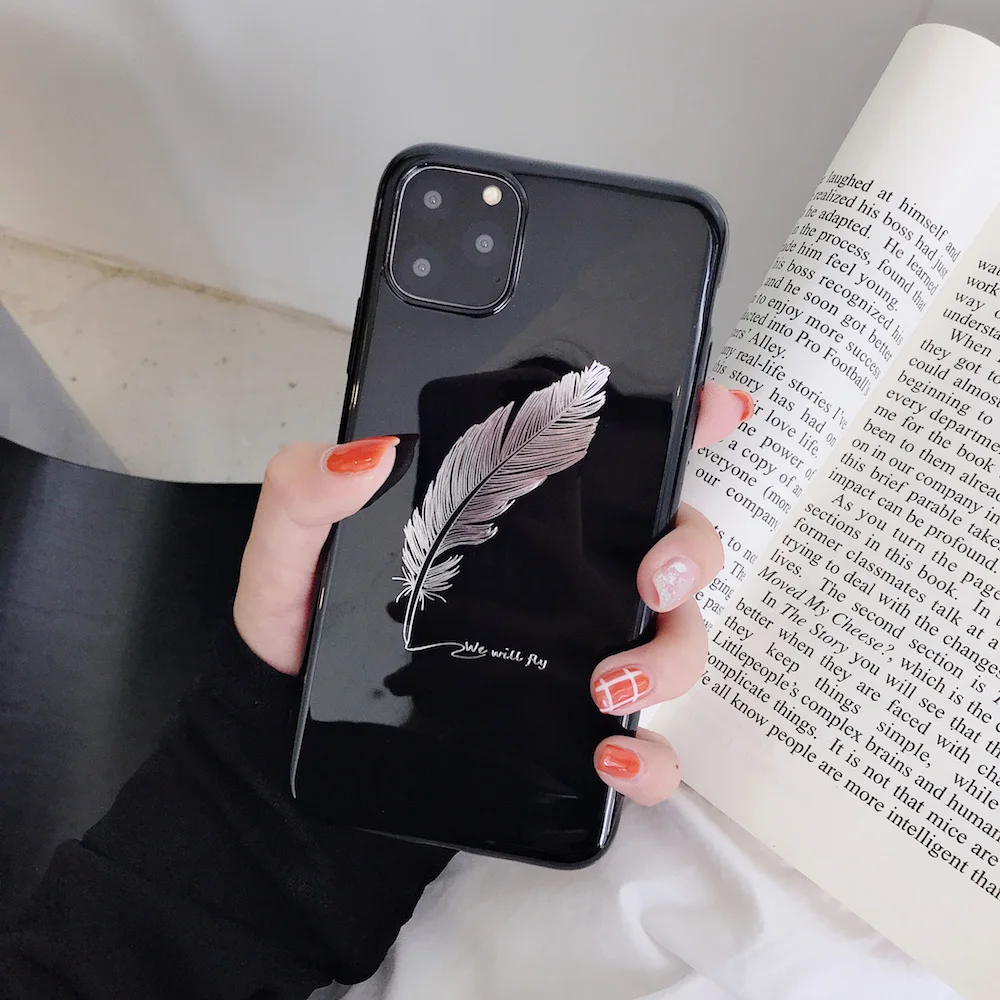 Новый глянцевый мягкий чехол для iPhone X Xs XR XsMax 8Plus 8 7Plus 7 6 6s Plus 11Pro 11ProMax 11 телефона |