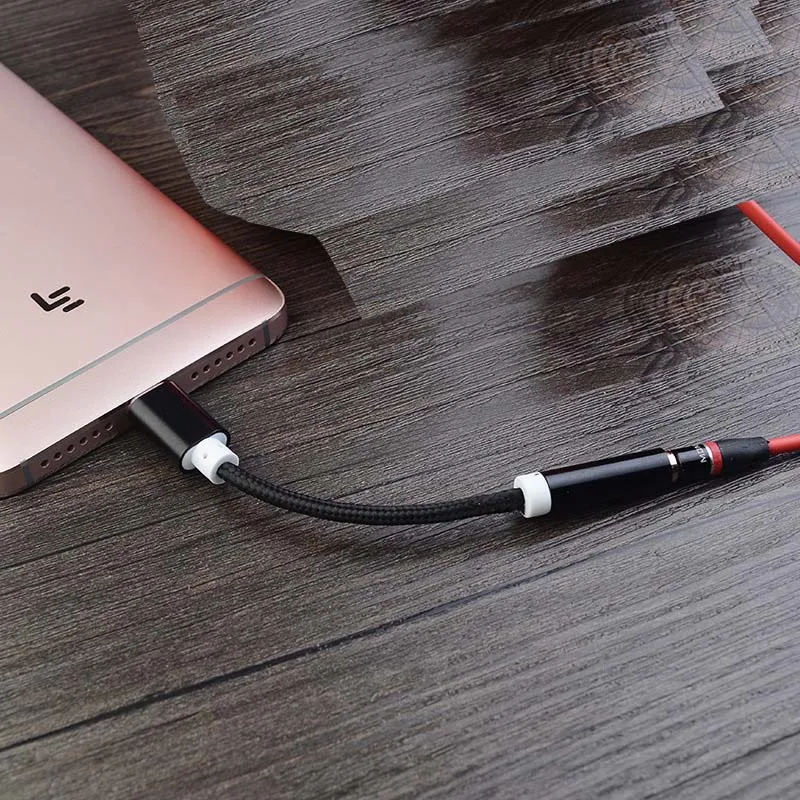 Адаптер для наушников с USB Type-C на 3 5 мм аудиокабель AUX смартфонов Samsung LG Nexus Oneplus Nokia