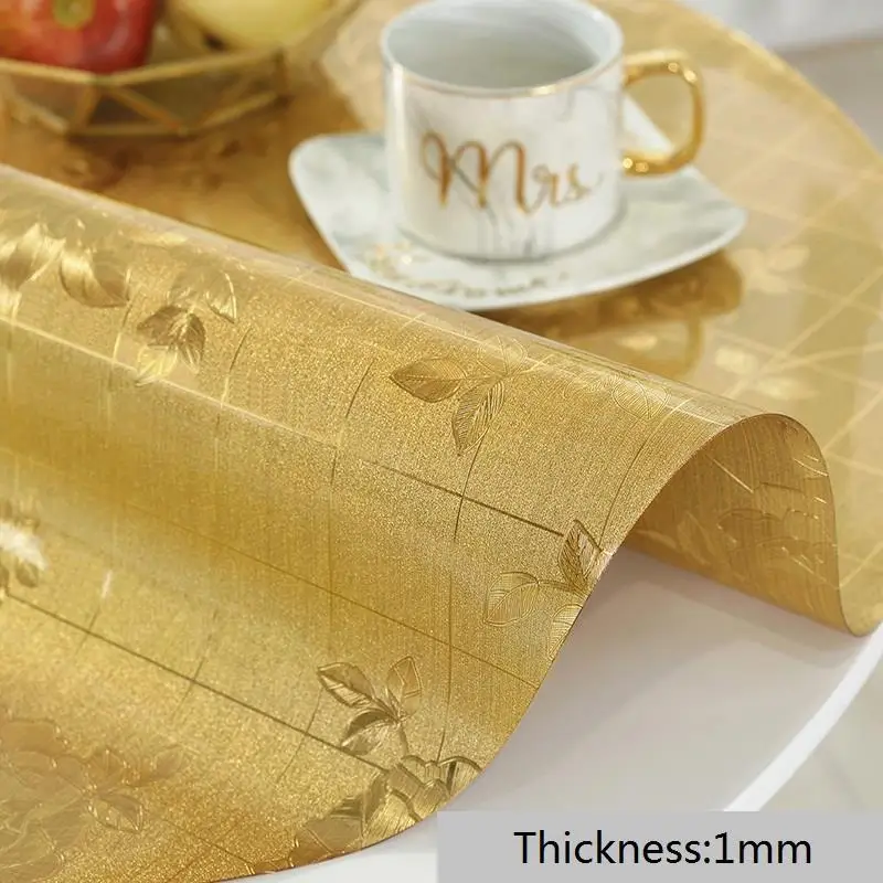 Скатерть Прозрачная Свадебная мантель Водонепроницаемая круглая Redondo Para Redonda Nappe