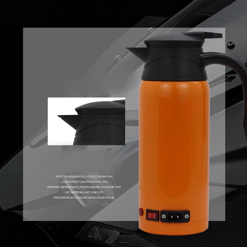 Универсальный Автомобильный Электрический чайник 12 в 24 В автомобильная кружка