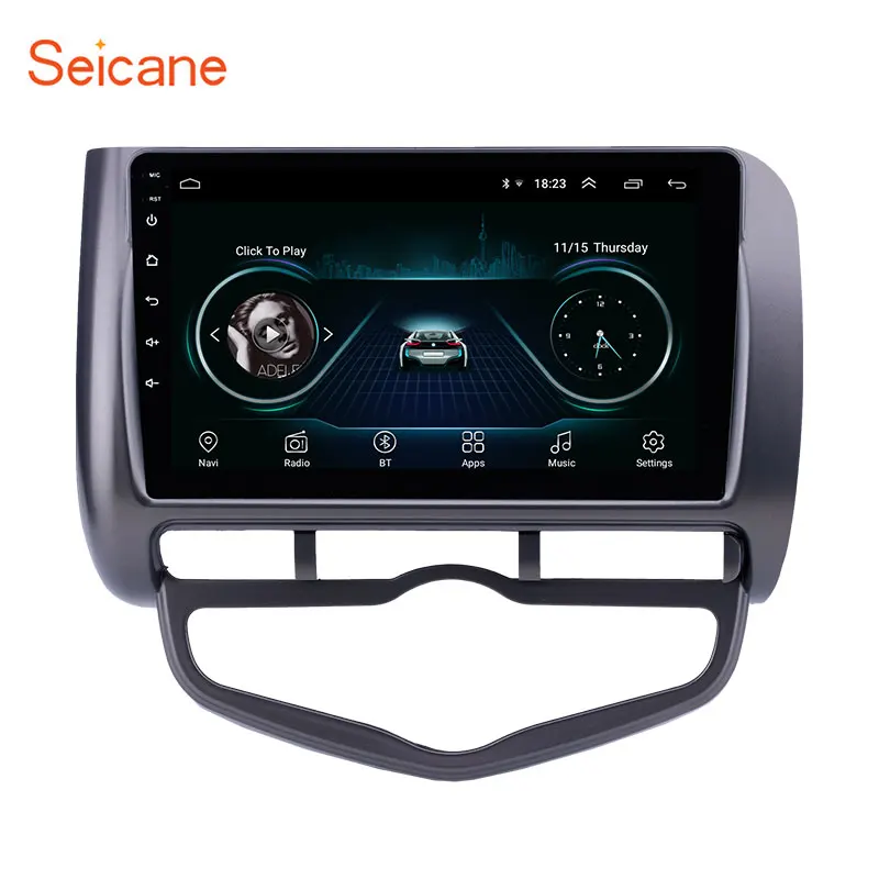 Seicane Android 10 0 автомобильное радио для 2006 Honda Jazz City Авто AC RHD GPS навигация USB AUX