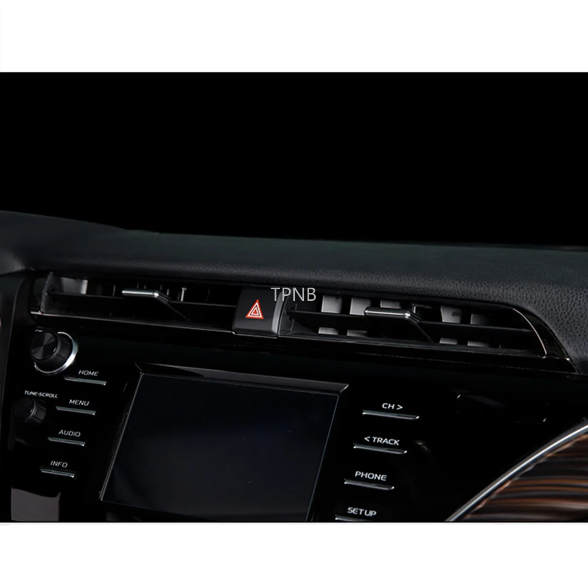Для Toyota Camry 8th XV70 нержавеющая сталь кондиционер промежуточный воздушный выход крышка отделка автомобиля аксессуары для укладки