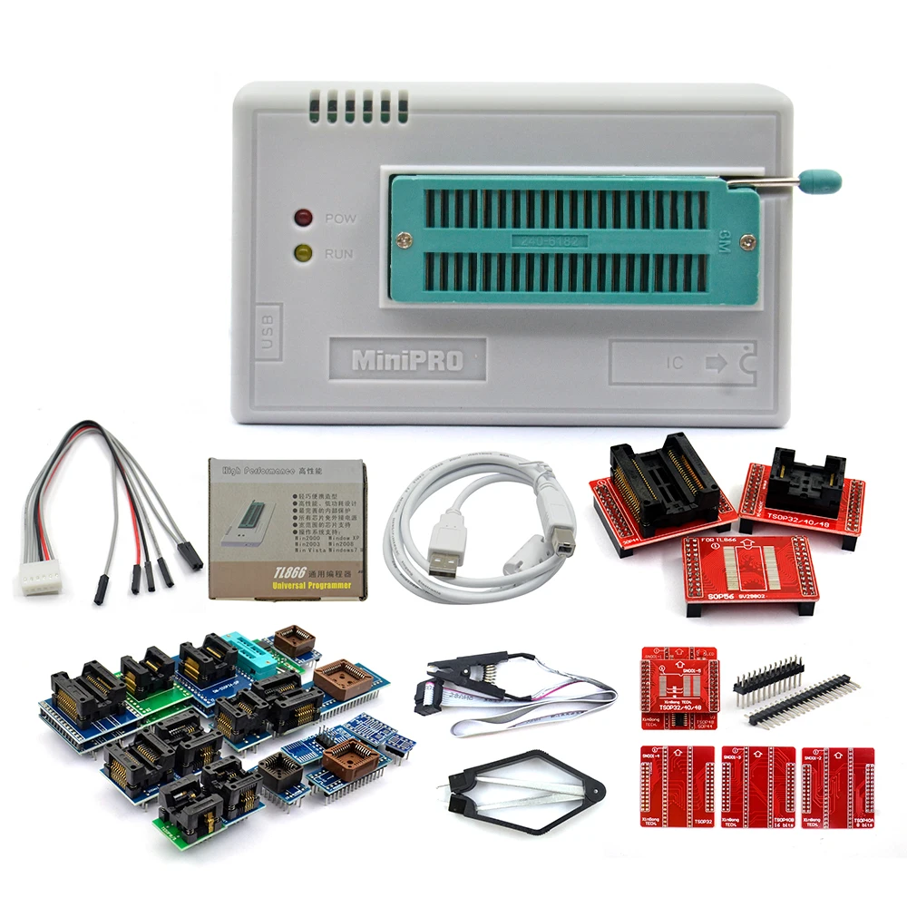 Программатор VSTM V11 TL866II Plus 100% оригинальный универсальный программатор Minipro 28