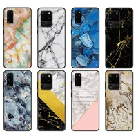 black tpu case for samsung galaxy s20 s20 pluss20 ultras20 s20fe back cover marble