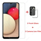 Закаленное стекло для Samsung Galaxy A02s, Защитная пленка для экрана, 2 шт., для Samsung Galaxy A02s, A12, A21s, A41, A31, A01, Core M51