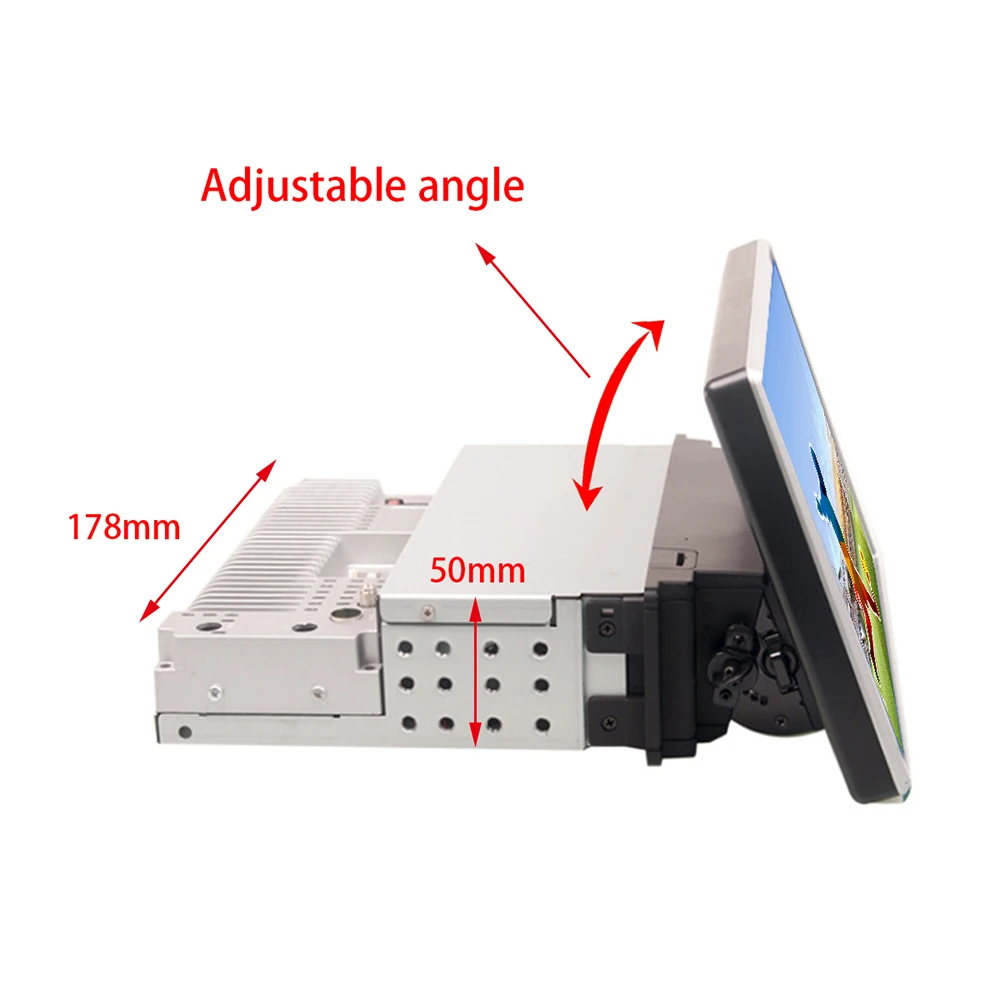 1 Din Android 9.0 4 core 2G 32G Universal Car Radio multimedia Stereo player GPS Navigation Head Unit 10.1 inch 1024*600 | Автомобили и
