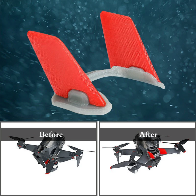 

Вертикальные хвостовые лезвия 3d-печати стабилизатор спойлер разработка баланса для DJI FPV дрона аксессуары