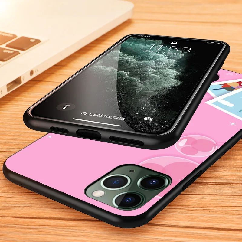 Disney Cartoon Animation Lovely Mickey Mouse For Apple iPhone 12 11 XS Pro Max Mini XR X 8 7 6 6S Plus 5 SE Black Phone Case