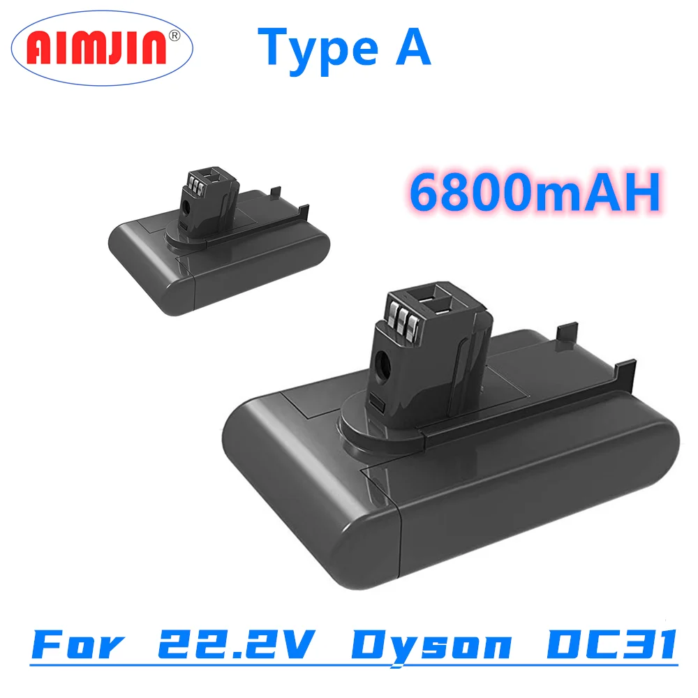 

Newest 22.2V 6800mAh Li-ion Vacuum Battery for Dyson DC35 DC45 DC31 DC34 DC44 DC31 Animal DC35 Animal 917083-01 Free Shipping