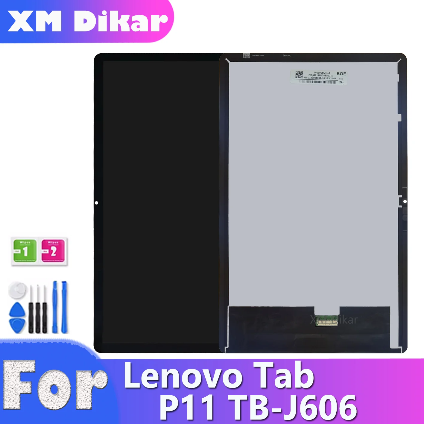 Оригинальный сменный экран для Lenovo Tab P11 / Plus J606 TB-J606F/N J616 J607 ЖК-дисплей сенсорный в
