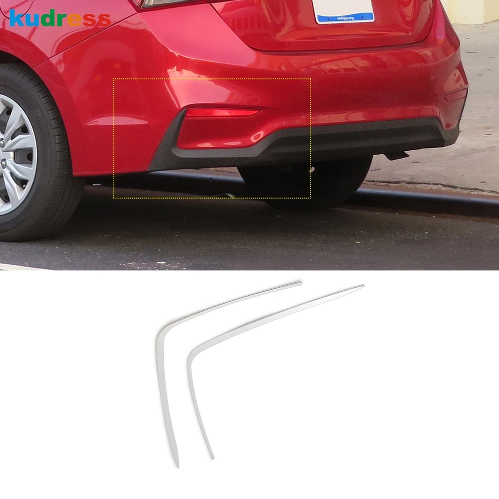 Для hyundai Verna Solaris Accent- 5th внешний задний противотуманный светильник, противотуманный светильник, лампа для бровей, крышка для век, аксессуары для украшения