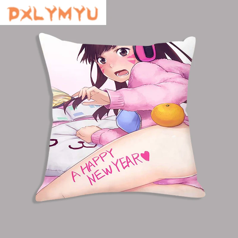 Мягкая плюшевая подушка крышка декоративный чехол на подушки с принтом