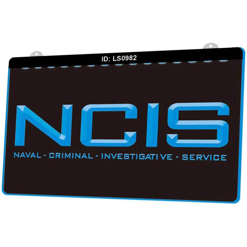 LS0982 морская служба по расследованиям Ncis новый светодиодный светильник с 3D
