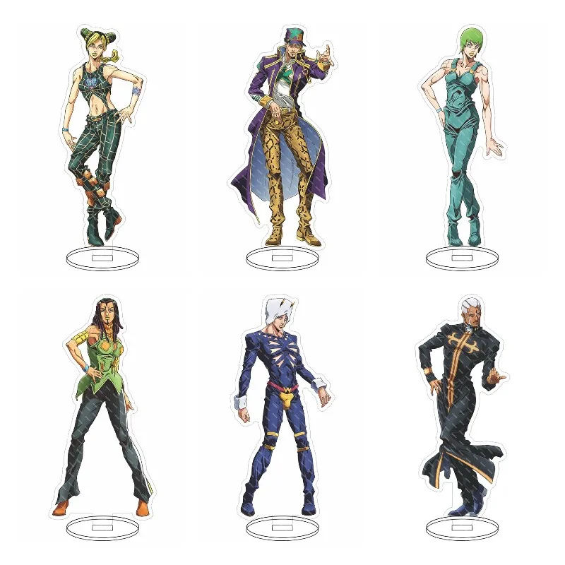 JoJos Необычные Приключения персонаж стоячий знак Аниме Фигурка двусторонняя