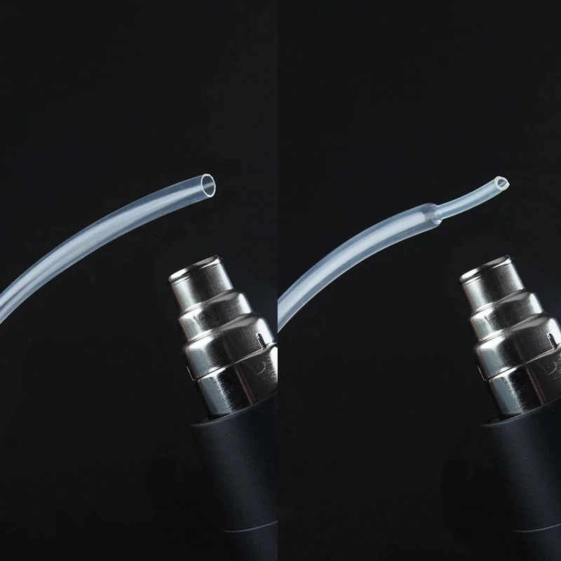 Термоусадочная трубка 3:1 прозрачная 1 м/лот клеевая с двойными стенками диаметр 6/2