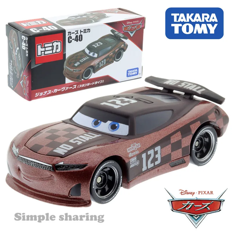 

TAKARA TOMY TOMICA Disney Pixar Cars C-40 Jonas Carthus стандартного типа Hot Pop детская модель металлической модели