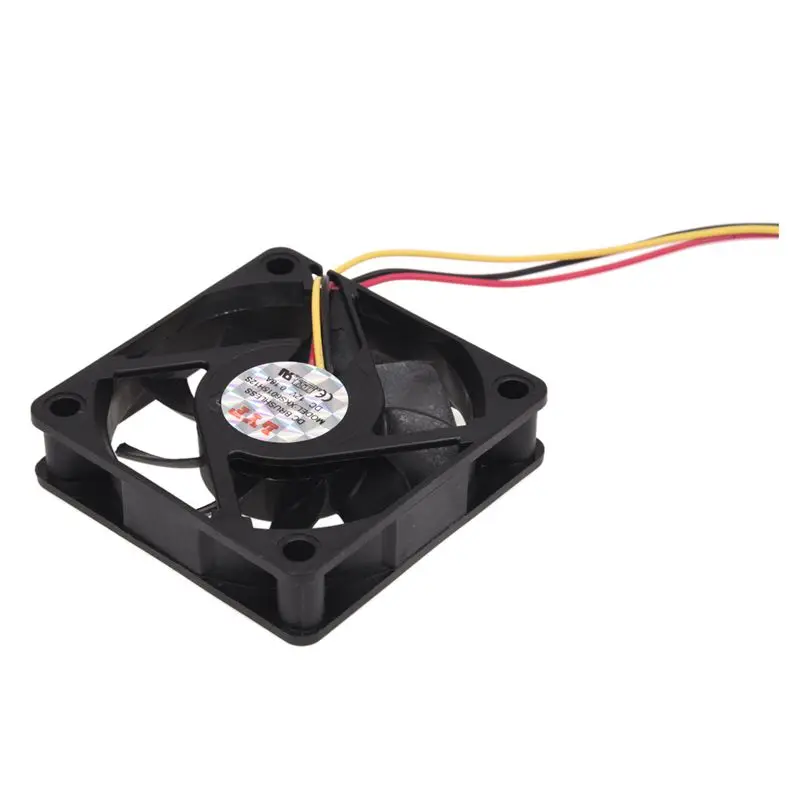 DC 12V 0.2A черный пластиковый 3 контактный разъем PC чехол для компьютера Вентилятор