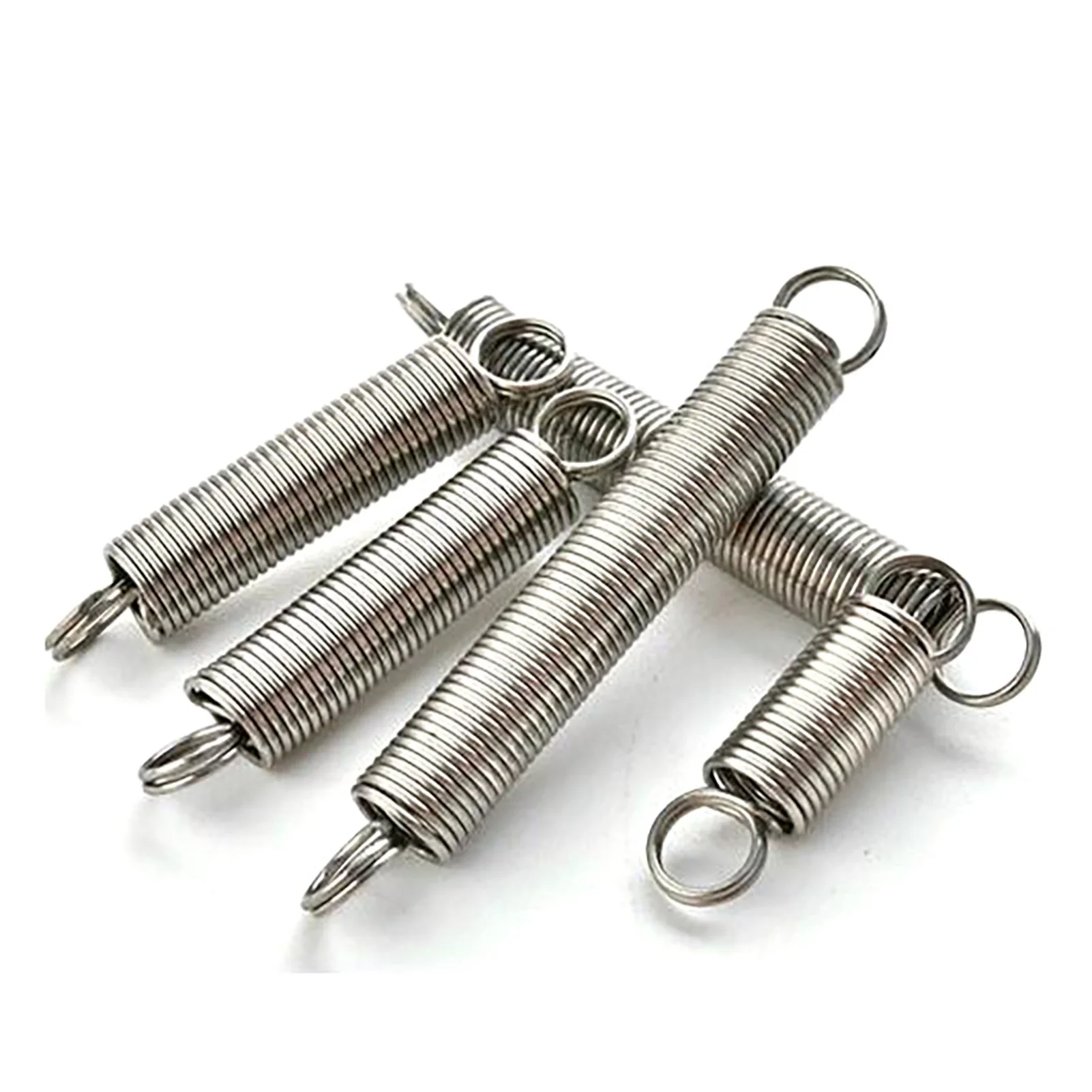 

1 Pieces, 2mm Wire Diameter, 20mm Outer Diameter, 110-200mm Length 304 Stainless Steel Dual Hook Small Expansion Tension Spring