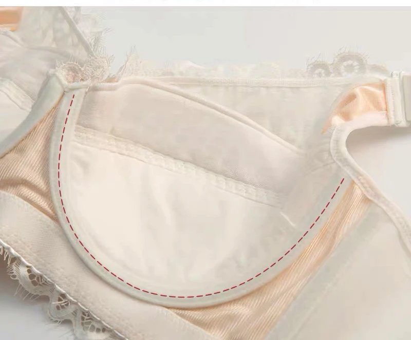 Women's Full Coverage Lightly Padded Underwire Balconette Lace Bra 34 36 38 40 42 44 46 B C D E F G H I J