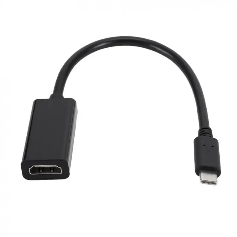 Портативный кабель 16 см USB 3 1 TypeC к HDMI поддержка устройств подходит для Samsung Galaxy S8/S8