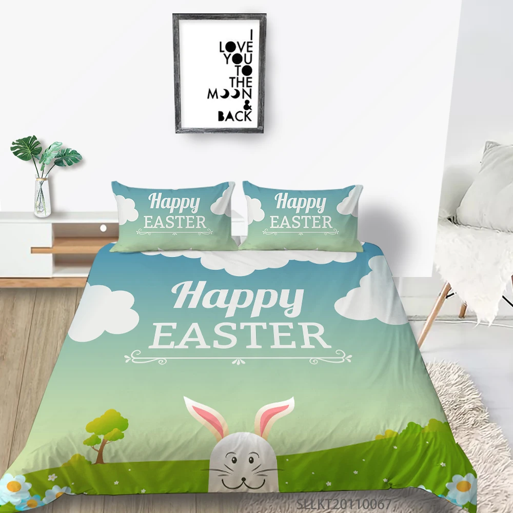

Sunshine Cartoon Animal Design Bedding Set Queen Size Duvet Cover Set Super Soft Breathable Bedroom Decoration For Kids Adult