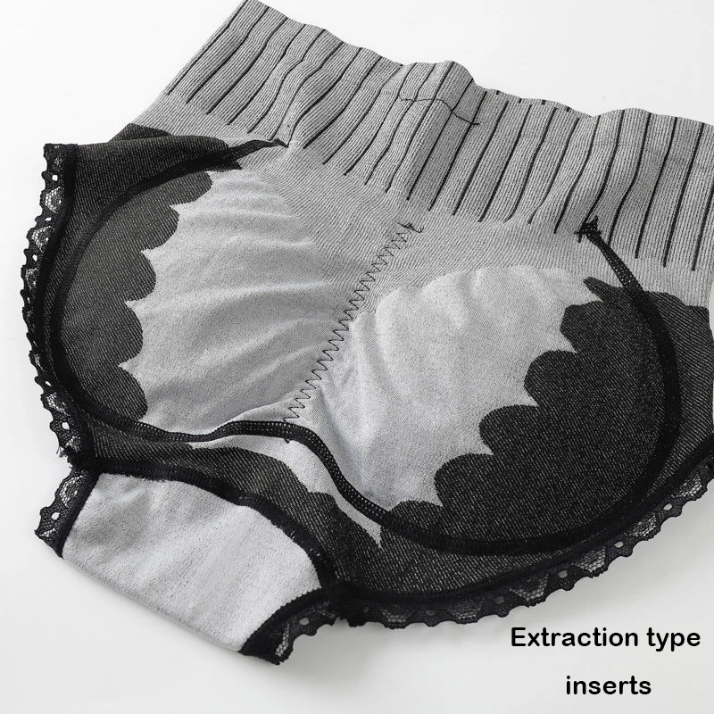 Woman Hip Shaper Underwear Briefs Anti-Bacterial Underpants for Ass Up and Curvy Sponge Fake Butt Cotton Function Lingerie |