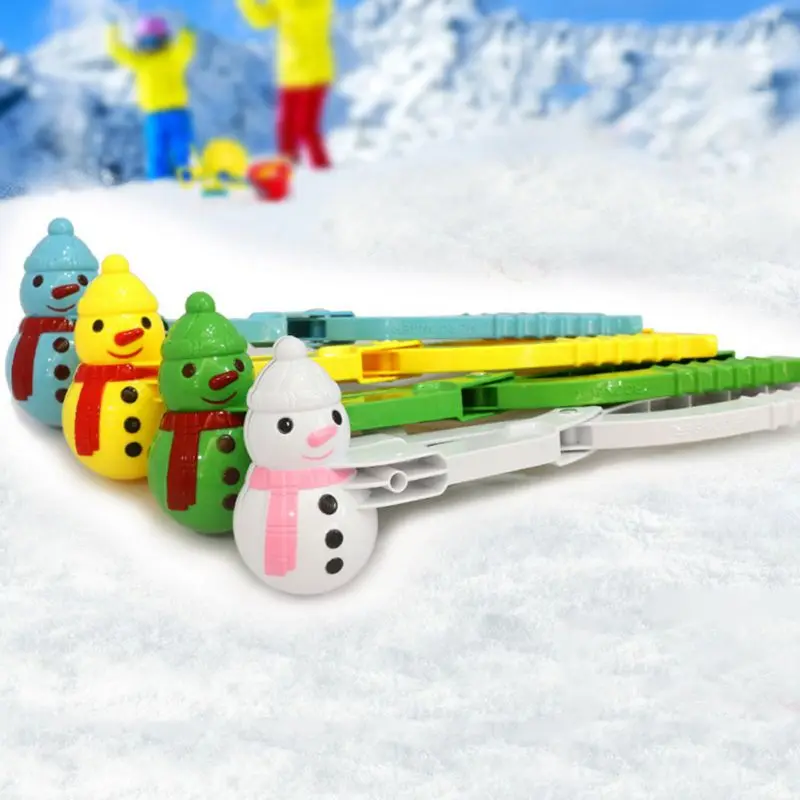 1 предмет Одежда с рисунками снеговика мяч Форма снег снежок чайник зима Пластик