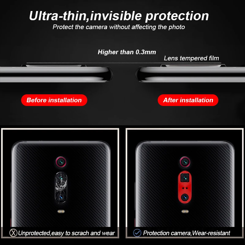 Алюминиевый чехол с кольцом для камеры Xiaomi Mi 8 9 SE Mix 3 Redmi Note 7 K20 Pro защитный