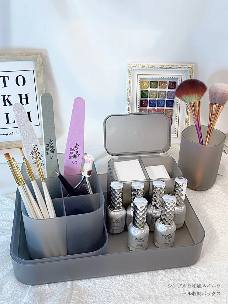 1 Набор инструментов для маникюра и дизайна ногтей коробка хранения органайзер