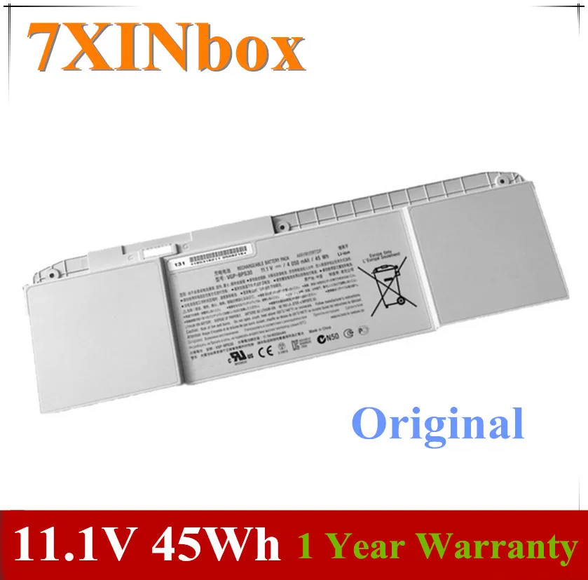 Аккумулятор для ноутбука 7XINbox 11 1 В 45 Вт ч 4050 мА · фотоаккумулятор Sony Φ T11 T13 VGP BPS30/S