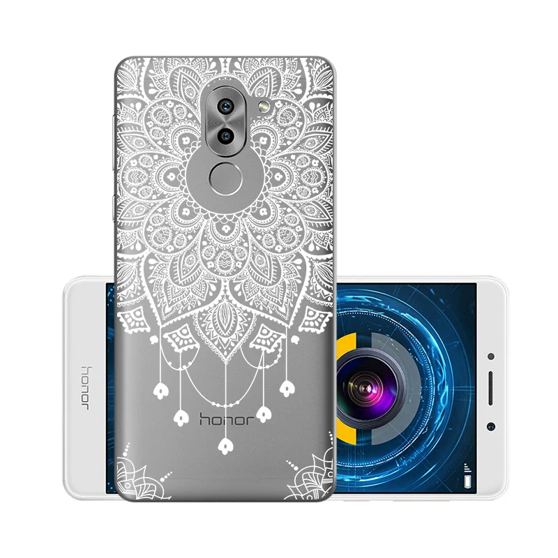 W009 Мягкий чехол из ТПУ, чехлы для huawei Honor 6X, силиконовый прозрачный чехол для huawei GR5, BLL-L21 BLN-AL10 Honor6X mate 9 Lite - Цвет: W009