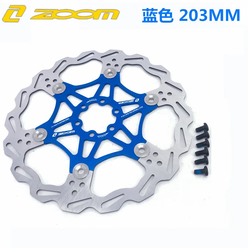 

ZOOM Ultralight MTB Mountain Bike Disc Brake Floating Disc Rotors Hydraulic Brake Pad Float Rotors 160mm/180mm/203mm Bolt Rotors