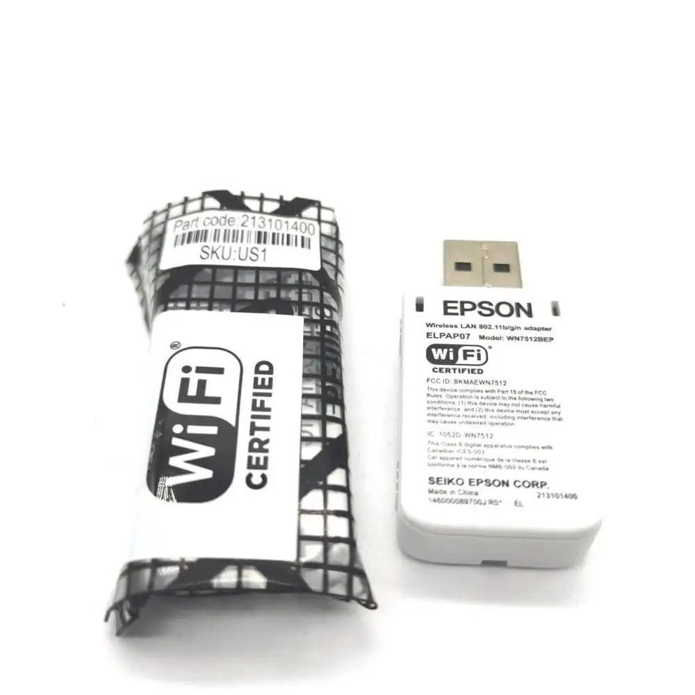 Беспроводной адаптер ELPAP07 V12H418P12 WN7512BEP для EPSON беспроводной Wi Fi USB LAN 802.11b/G/N подходит