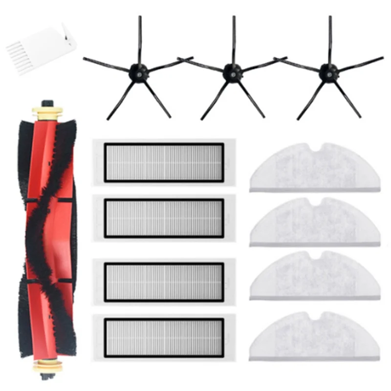 

Комплекты фильтров с боковой щеткой с пятью рычагами для пылесоса Xiaomi Roborock S5 MAX S6 S60 S65 S50 E35