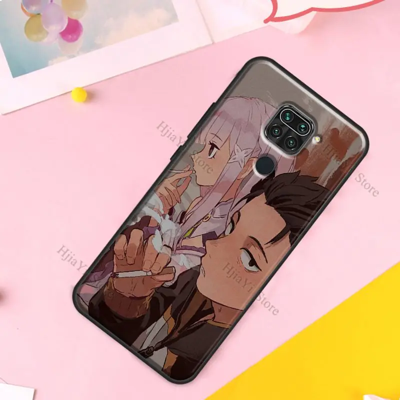 Чехол для телефона Natsuki Subaru Re Zero Xiaomi Redmi Note 11 Pro 7 8 9 10 9S 10S чехол 9A 9C 9T | Мобильные